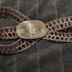 Vintage Woven Metal Belt